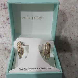 Sofia James Plated Silver Earring